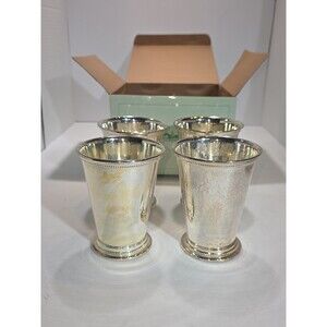 Two's Company Silver-Plated Mint Julep Cups Lot Of 4